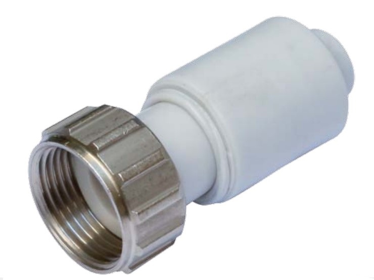 Straight connector PE-RT with female thread